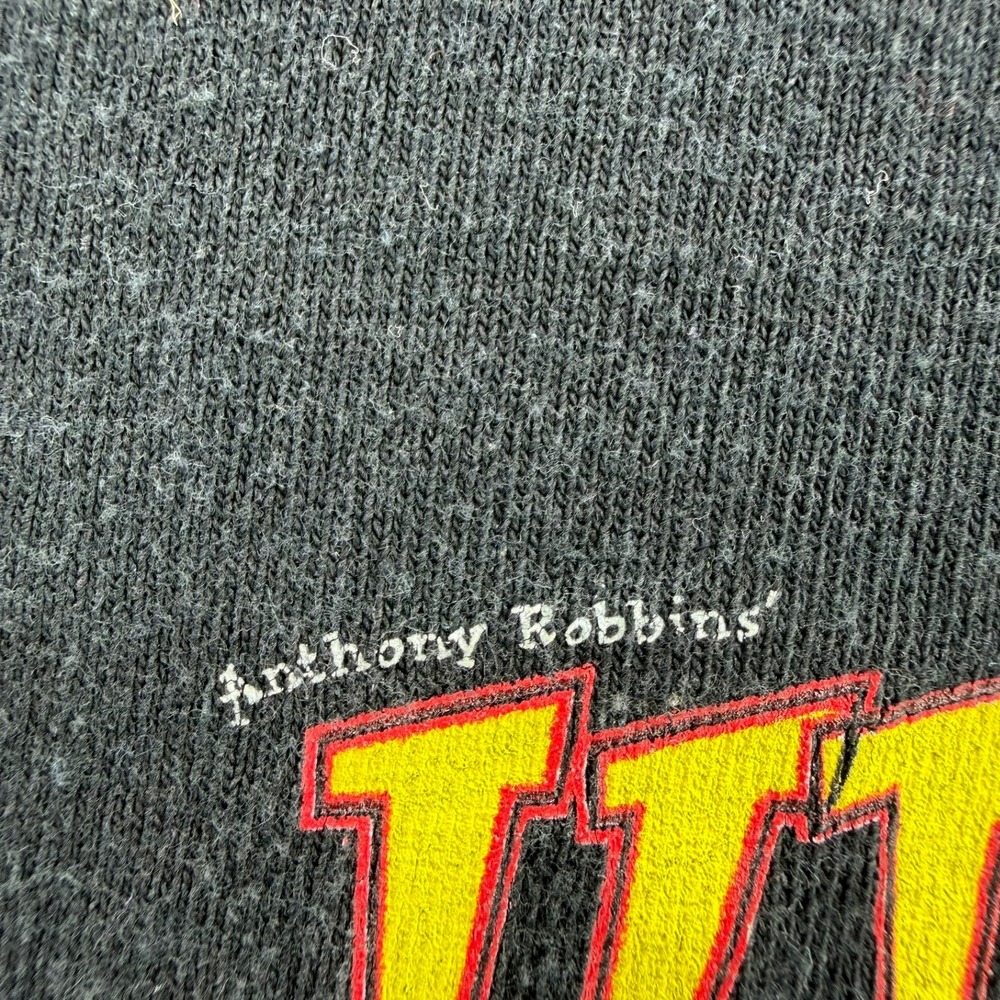 Vintage Anthony Robbins UPW Crew‎ 2000 T-Shirt Delta Pro Weight Black XL Mens - Picture 4 of 15